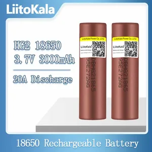1-30PCS Liitokala 3.7V 18650 Hg2 3000MAH Rechargable Lithium Batteries Continuous Discharge 30A for Drone Electric Tools 6 Main Sales Dron Battery - №1