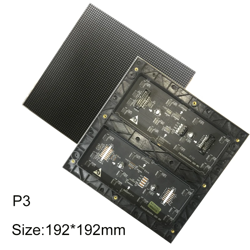 10Pcs P3 Indoor LED Display Modules.LED panel  LED Video Wall  Full Color SMD 192 * 192mm 64*64 Pixels 3 in 1