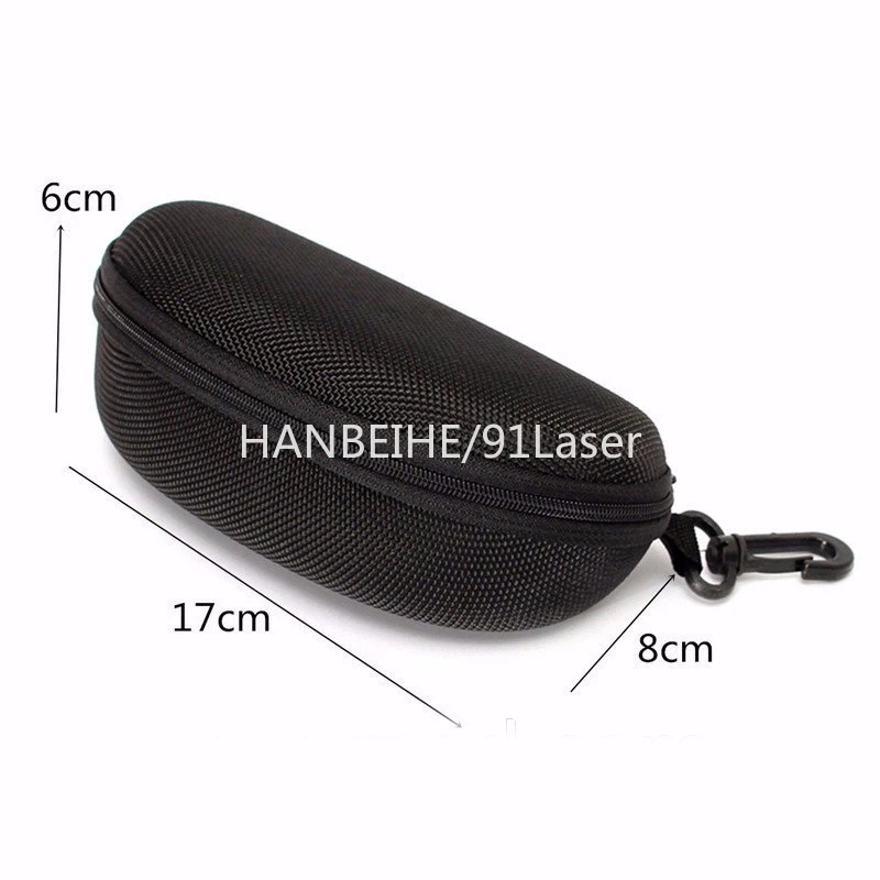 2940nm Er : YAG Laser Safety Glasses with O.D 4+ CE  Frame Style 1 Adding Black Hard Case and Cloth