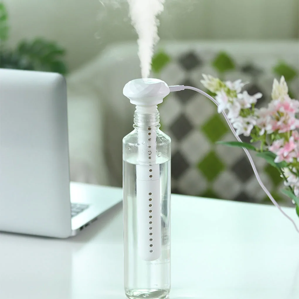 

Detachable USB Air Humidifier Bottle Aroma Diffuser Portable Mist Maker for Home Office Car Humidification