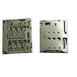 2pcs New Sim Card Reader Tray Socket Slot Holder For Lenovo Tab3 YOGA Tab 3 10 Plus YT-X703L YT-X703 Sim Card Connector