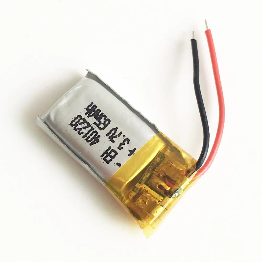 EHAO 401220 3.7v 65mAh akumulator Lipo ogniwa litowo-polimerowe do MP3 zegarek z Bluetooth zestaw słuchawkowy MID Headphon