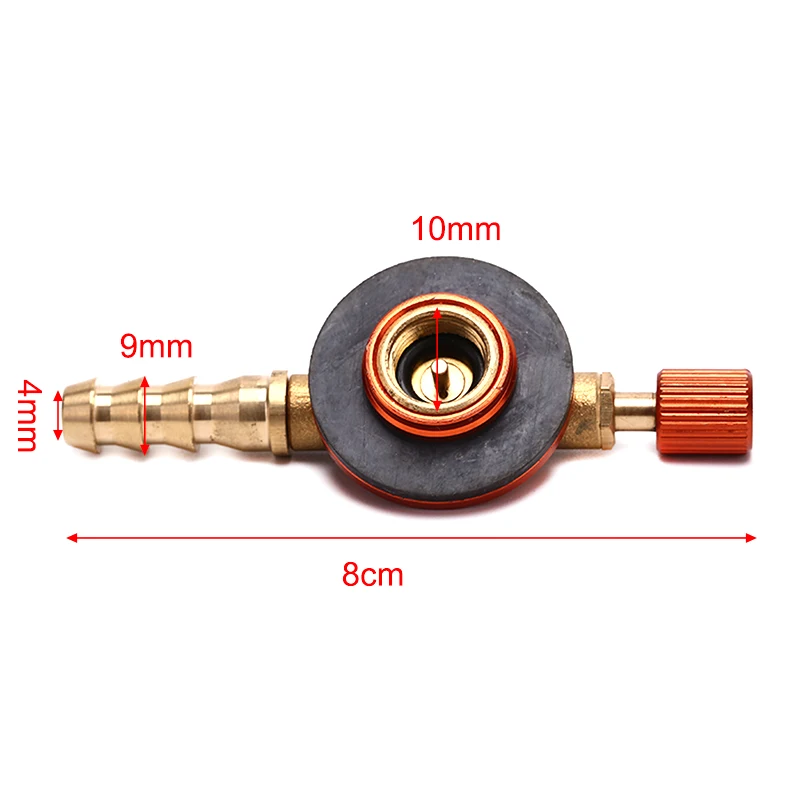 2styles Camping Gas stove regulating valve Safe Switching Charging Inflatable Valve Adapter for Flat Tank Liquefied Cylinder