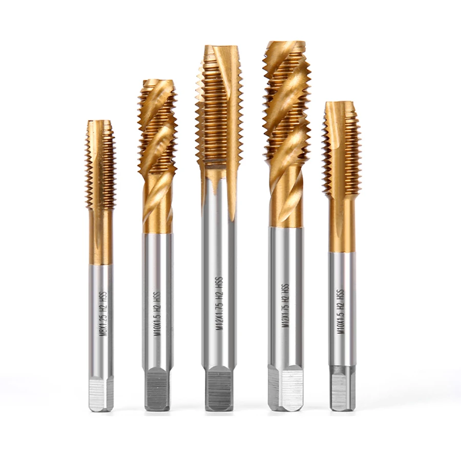 Tap and die CNC Lathe Processing tool Titanium HSS Tool Spiral Tap Lopointed Tap Straight Slot Tap High speed steel Cutting tool