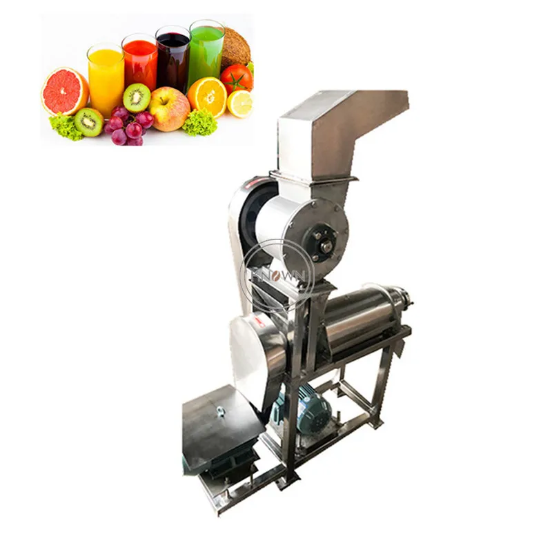 Apple Juicer Extractor Crush Vegetable Broken Screw Juice Making Machine Beverage Processing Crusher Grinder for Broken Wall