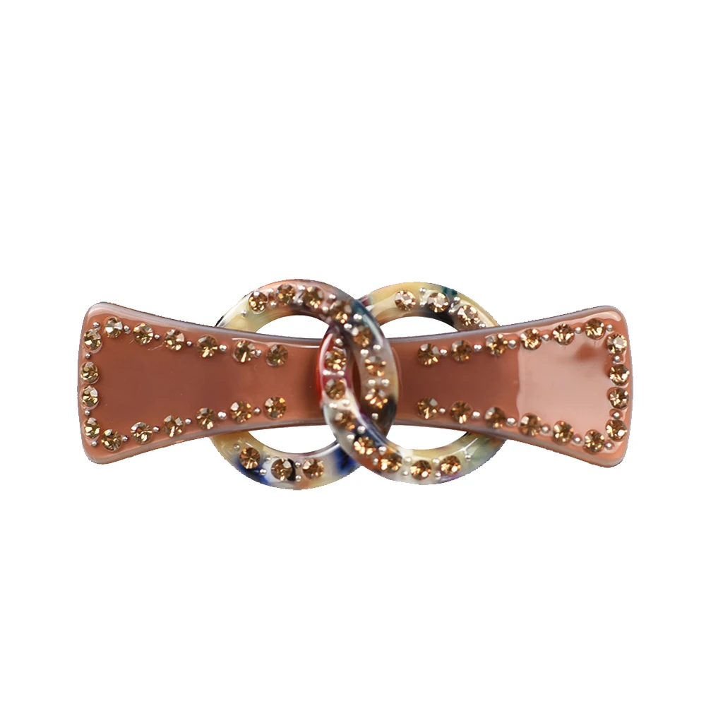 Women Headwear Small Cute Hair Clip Thin Hair Fashion Elegant Barrettes Rhinestone Hair Accessories For Women