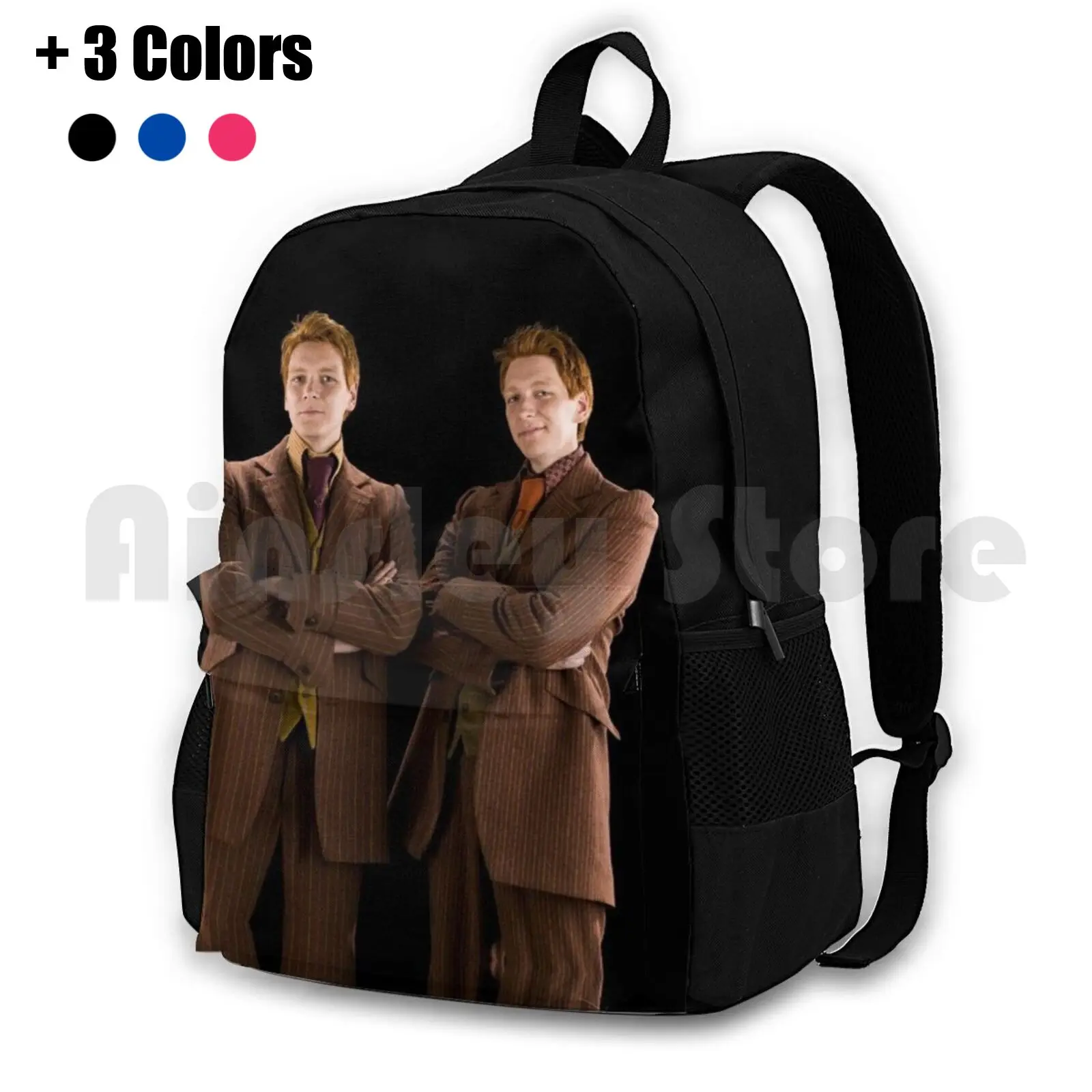 Fred And George Weasley Outdoor Hiking Backpack Riding Climbing Sports Bag Fredandgeorgeweasley Jamesphelps Oliverphelps