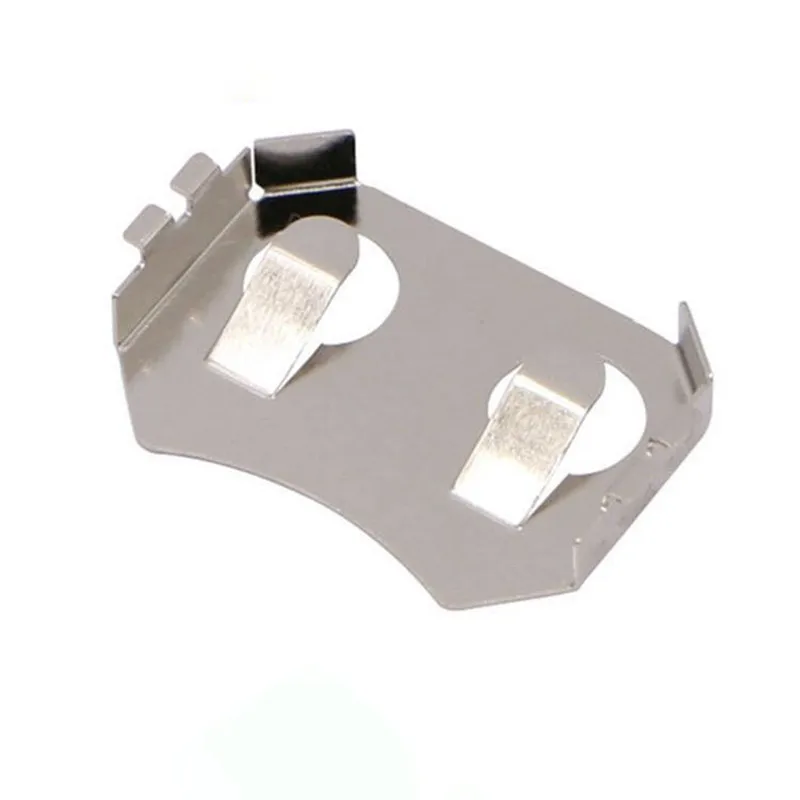 MasterFire 100pcs/lot CR2032 3V SMT SMD Button Coin Battery Cell Holder Socket 2032 Batteries Storage Box Case Cover BK-912