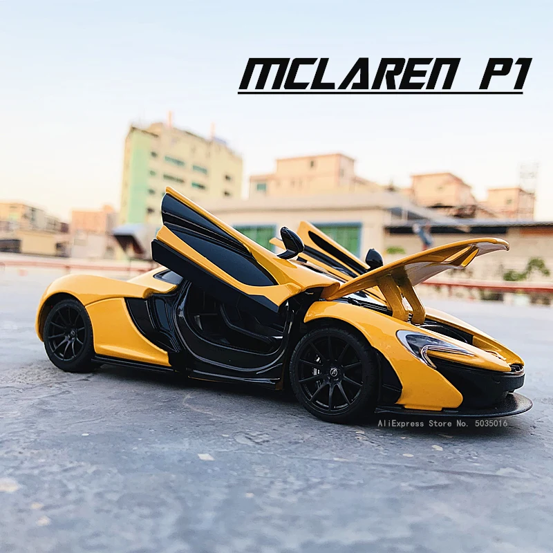 Rastar 1:24 McLaren P1 Static Simulation Diecast Alloy Model Car Toy collection Christmas gift  models car