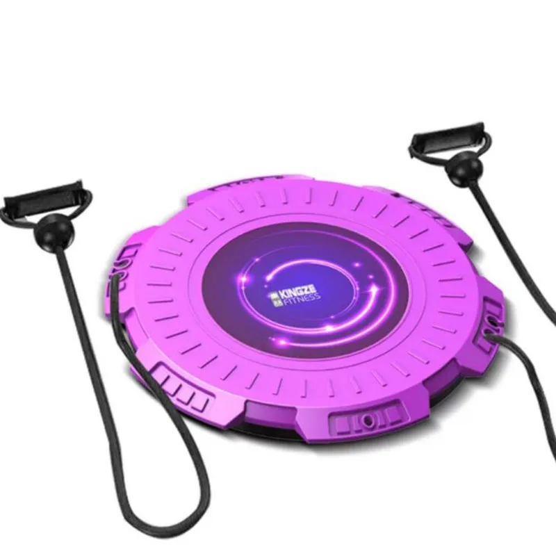 Waist Twisting Disc Plate With Pull Rope Foot Massager Yoga Waist Trainer Pilates Balance Rotator Home Gym Fitness Equipment