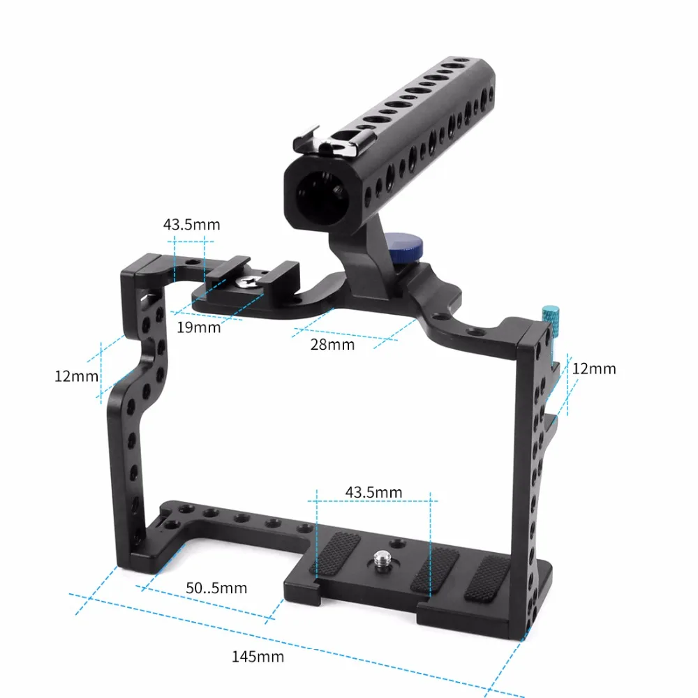 Imagem -02 - Glorystar-professional Case Habitação de Proteção Handle Grip Gaiola Robusta Combo Conjunto para Dslr Rig Câmera Digital Panasonic Gh3 Gh4