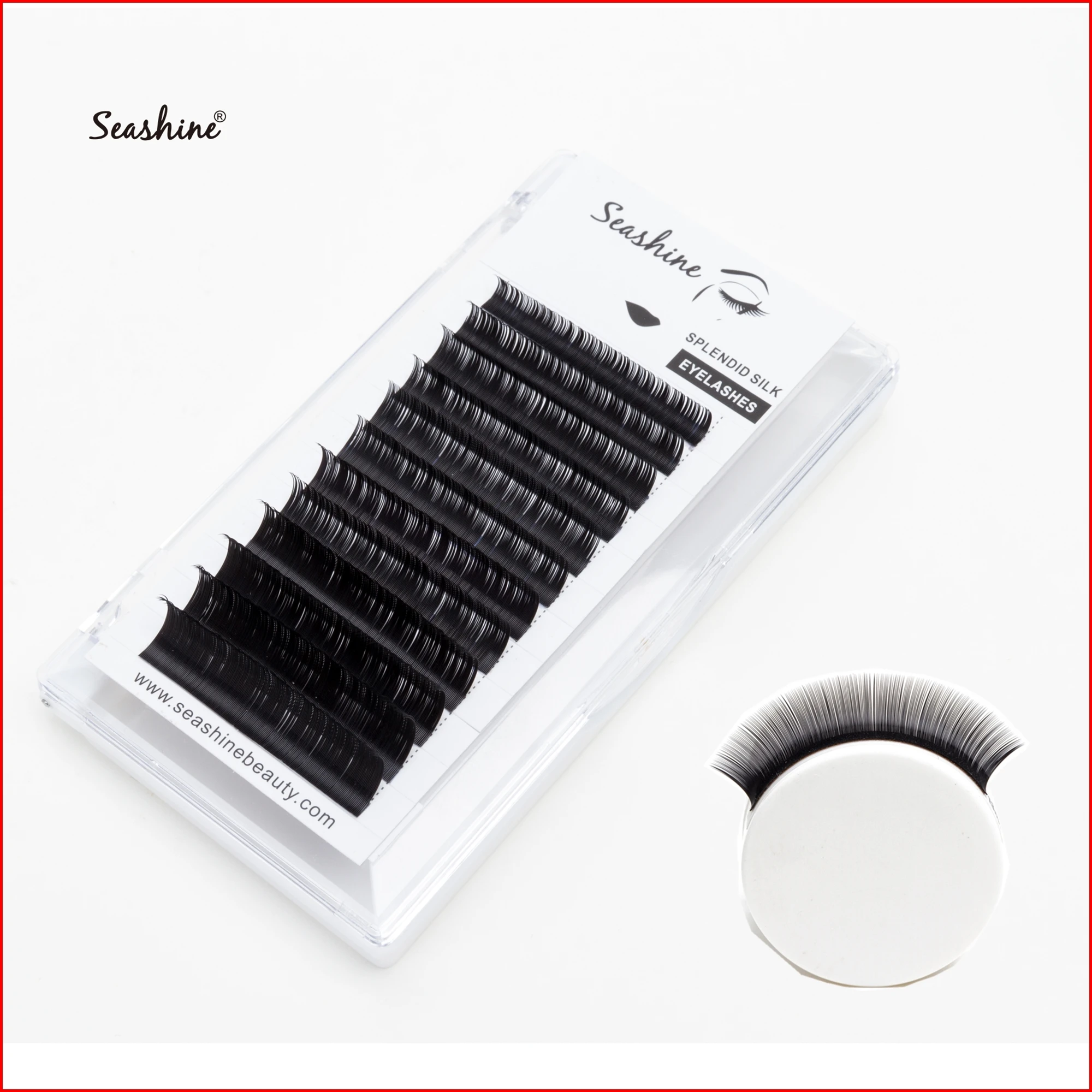 

Seashine Eyelash Extension Korea PBT B/C/D Individual Supplies Professional Natural Faux Mink Russian Volume Eyelashe