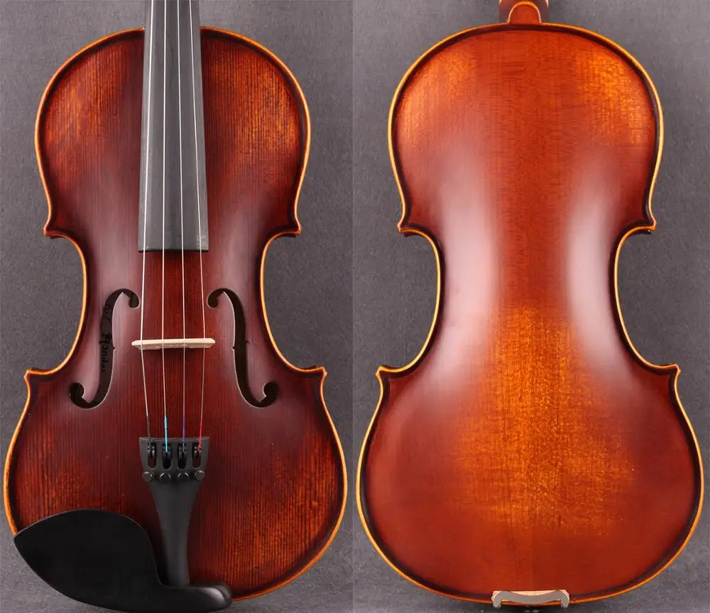 4/4 Beginner Violin Maple 3/4 Antique Matt High-end handmade violin 1/2 1/4 violin Acoustic violin Free high-end case and bow