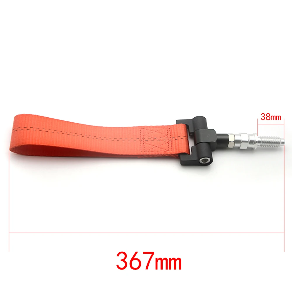 Universal Racing Tow Strap Towing Hook Rope for BMW European Car Auto Trailer Ring Blue/Red/Black