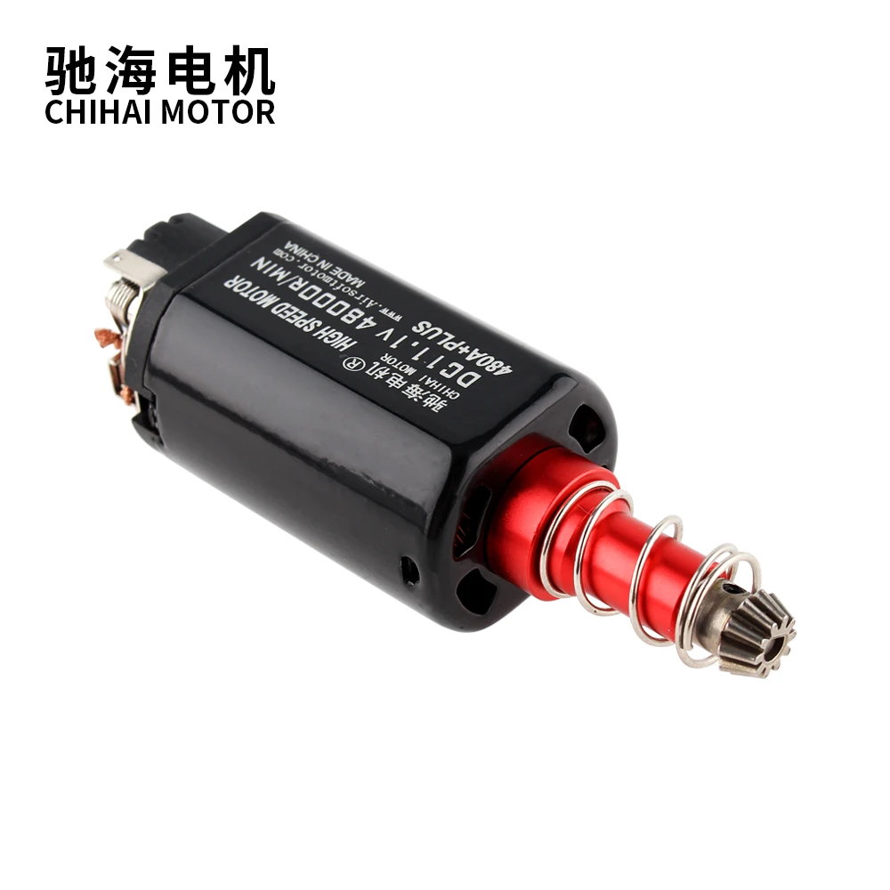 chihai motor CHF-480A+PLUS Long Type D Hole High Speed Ordinary AEG Motor For Gel Blasters Ver.2 Gearbox Series