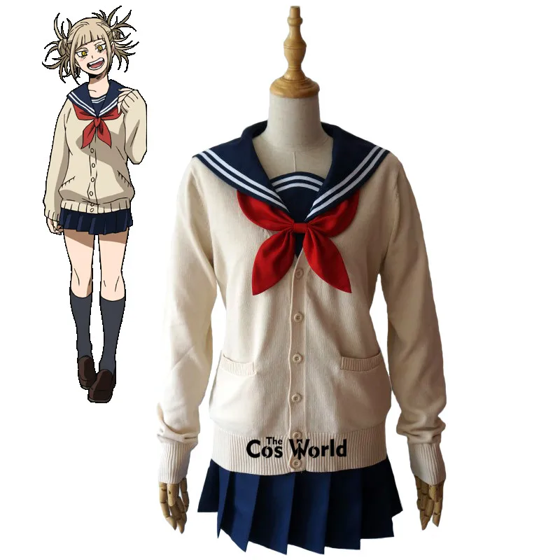 Toga Himiko JK School Uniform Outfit Anime Customize Cosplay Costumes