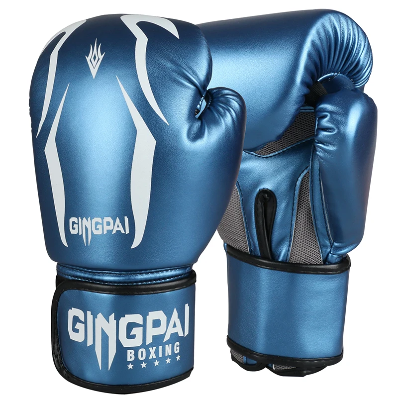 

GINGPAI Women's Boxing Gloves Men's MMA Fighting Boxing Gloves PU Leather Sanda Muay Thai Training Gloves Multicolor 6 8 10 12oz