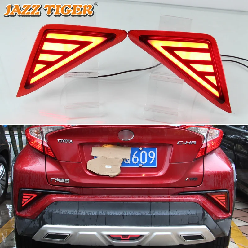 

Rear Bumper Lights for Toyota C-HR CHR 2016 2017 2018 2019 Auto Led Stop Signal for Cars Fog Lights Lada Vesta Reflectors Brake