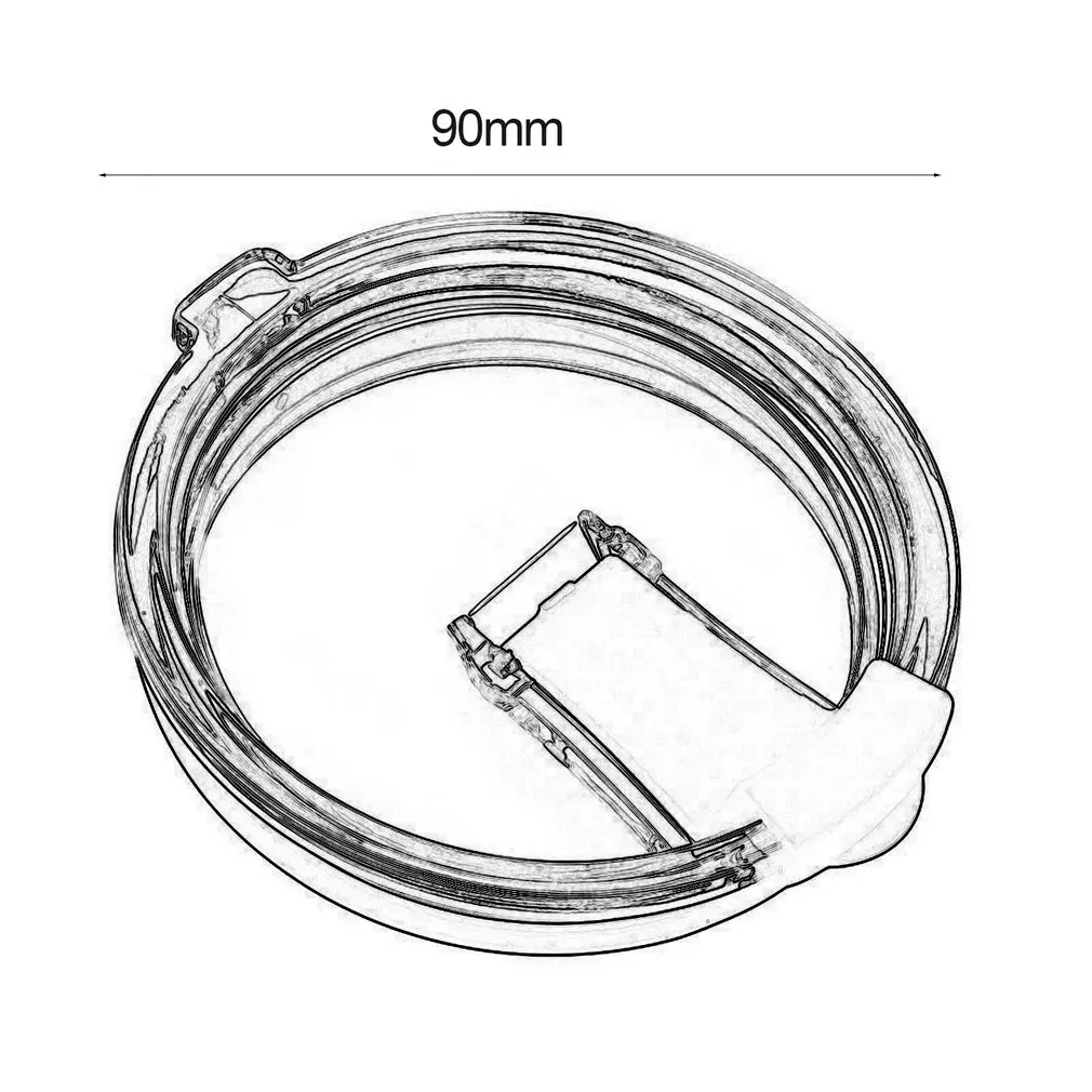 1 Cái Chống Tràn Nắp 20 Và 30 Oz Nắp Phù Hợp Với Tumbler Và Hơn Thay Thế Tumbler Chống Tràn cốc Nắp Đậy Thả Vận Chuyển