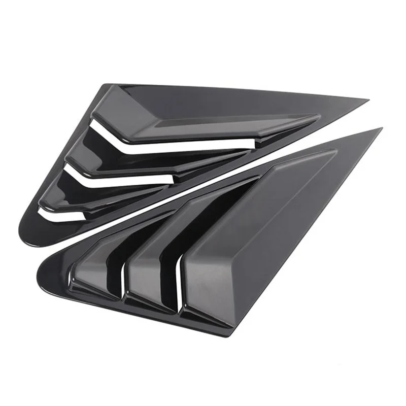 

A4 Side Window Triangle Shutters Decoration Air Intake Trims Vent Louvers Scoop Cover for Audi A4 4door 2008-2015