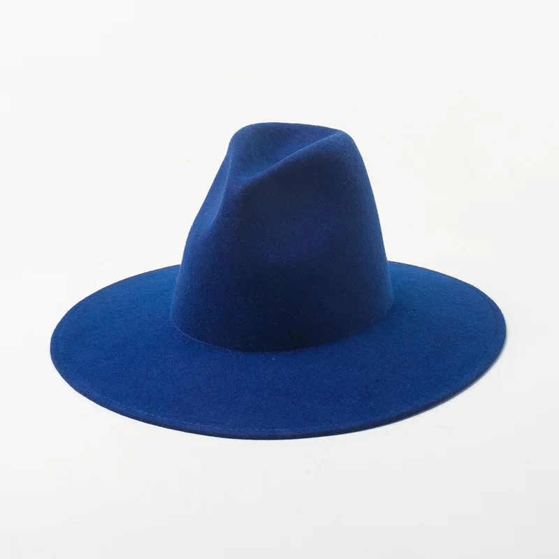 15cm/5.9inch High Top Hat,Women Men Fashion Party Bowler Hats ,Wool Material Jazz Hat For Holiday Cap