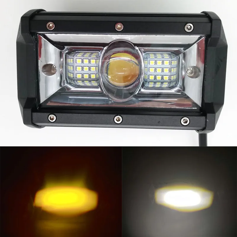 54W Led Work Light Bar Waterproof White Fog Light Spot Lights for Jeep Truck Motorcycle SUV ATV Car Boat JR-38