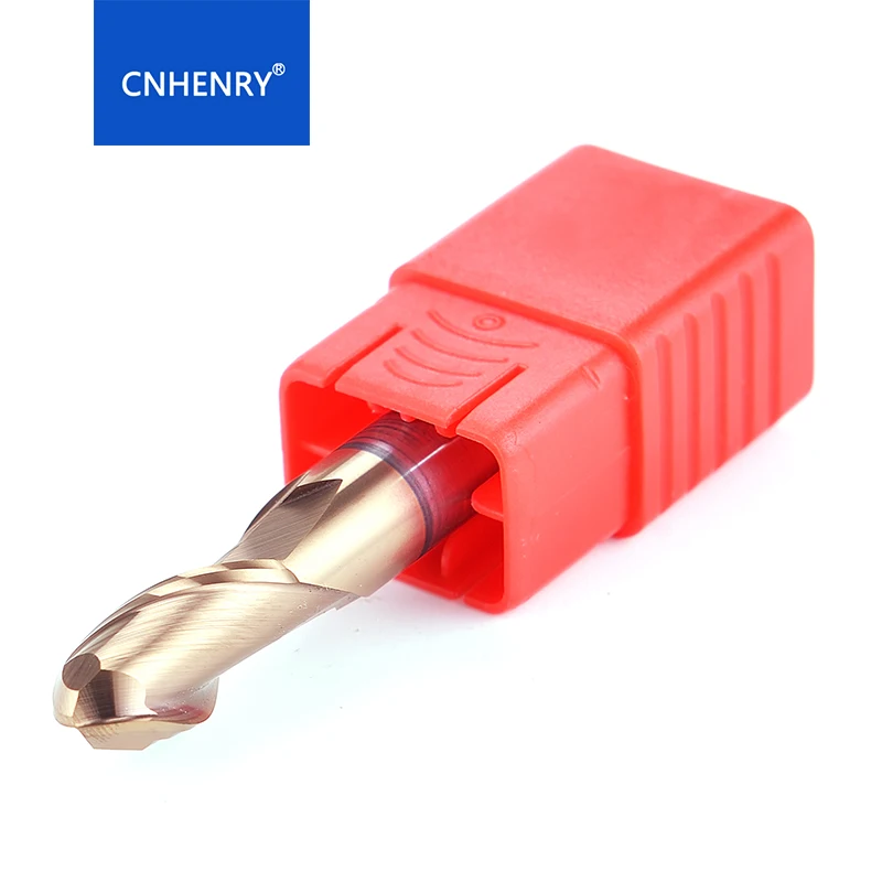 1 قطعة 2 المزامير HRC55 الكرة الأنف نهاية مطحنة R0.5 R1 R2 R3 R4 R5 R6 R7 CNC نهاية قاطعة المطحنة للمطاحن نهاية الآلات الكروية المعدنية