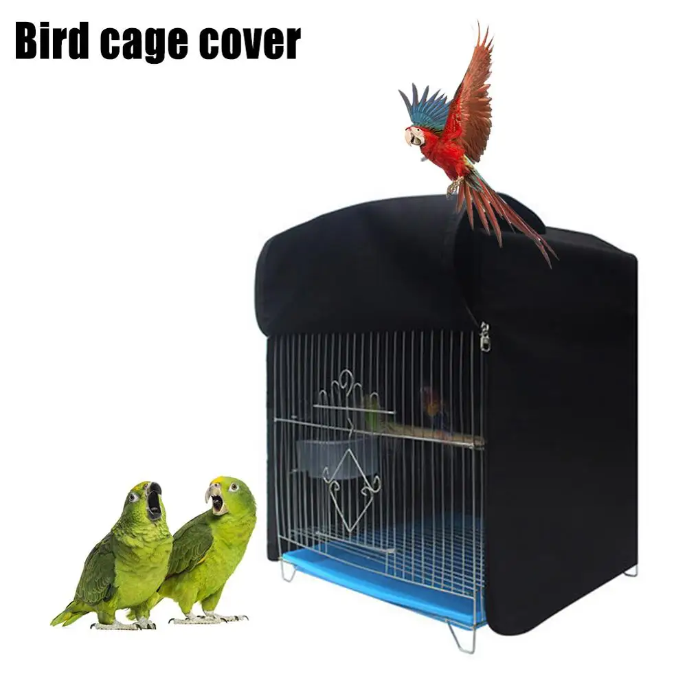 Birdcage Cover Blackout & Breathable Material, Bird Cage Cover Warm Cloth Shade Bird Cage Protective Cover - Easy to Use