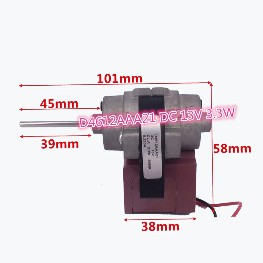 For Siemens Bosch Daewoo refrigerator double door refrigerator fan DC motor D4612AAA21 refrigerator parts For Siemens Bosch Dae