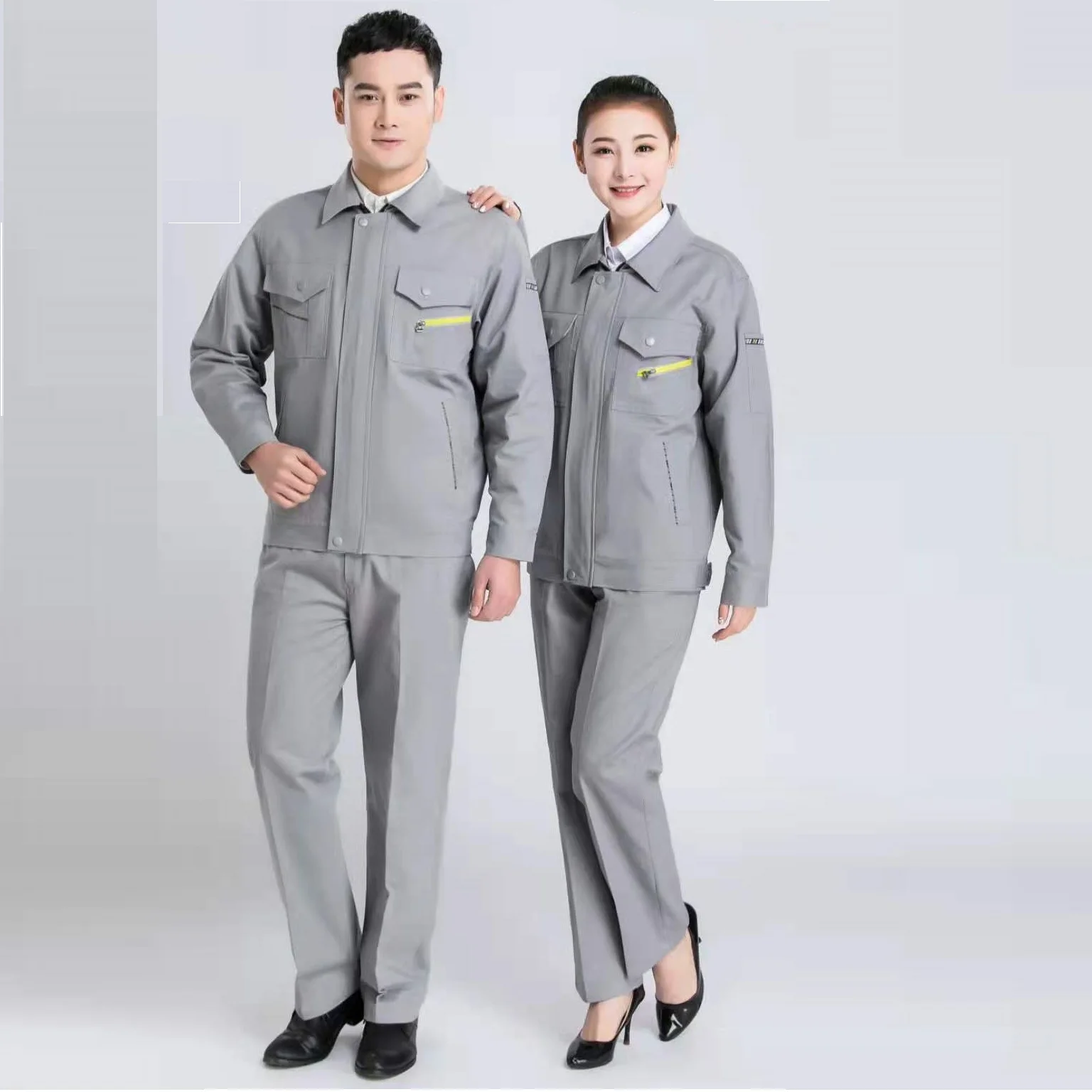 100% Cotton Thick Fabric Wear-resistant Welding Suit Repairman Work Clothing Factory Workshop Jacket Pants Worker Coverall S-5xl