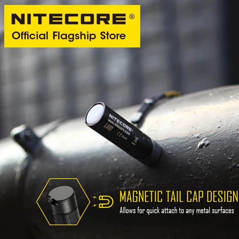 NITECORE LA10 Mini Camping Lantern Led Outdoor Flashlight Rechargeble Lamp Torch Light powered by AA Battery Portable Lighting