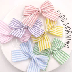 DIY Tie Shaped Appliques for Craft Clothes, Sewing Supplies, Hair Clip Accessories, Colorful Bow, 15 PCs/Lot