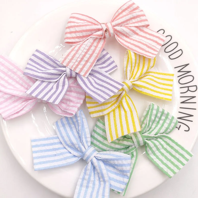 DIY Tie Shaped Appliques for Craft Clothes, Sewing Supplies, Hair Clip Accessories, Colorful Bow, 15 PCs/Lot