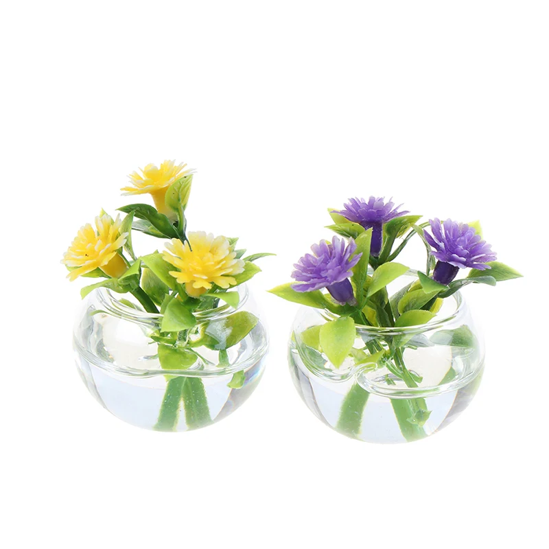 Mini Boom Potplanten Voor Groene Plant In Pot Simulatie Potplanten 1:12 Poppenhuis Miniatuur Poppenhuis Meubels Home Decor