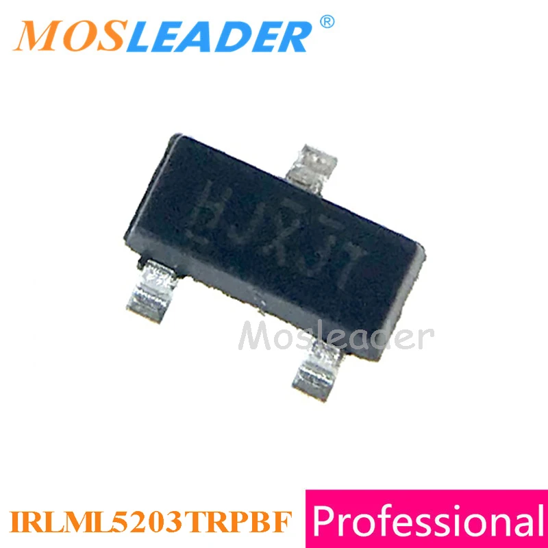 

Mosleader IRLML5203 SOT23 3000PCS IRLML5203TRPBF IRLML5203PBF IRLML5203TR P-Channel 20V 30V High quality Chinese goods