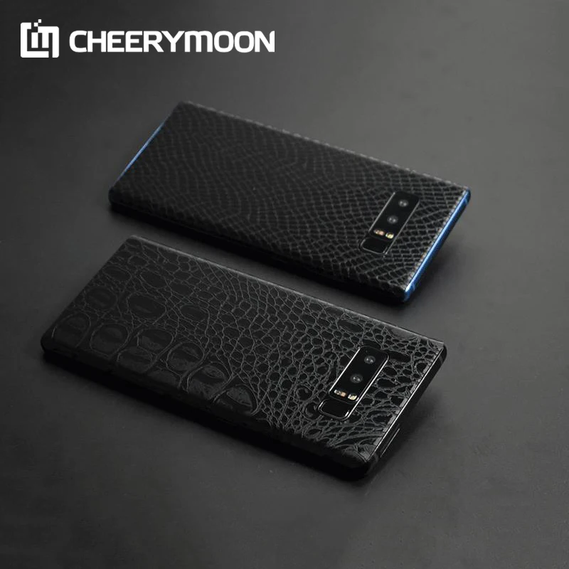 Dropshipping Croco Snakeskin Pattern Stickers For Samsung Galaxy Note 8 9 10 20 S21 S20 S10 Ultra Protector Note8 Back Film