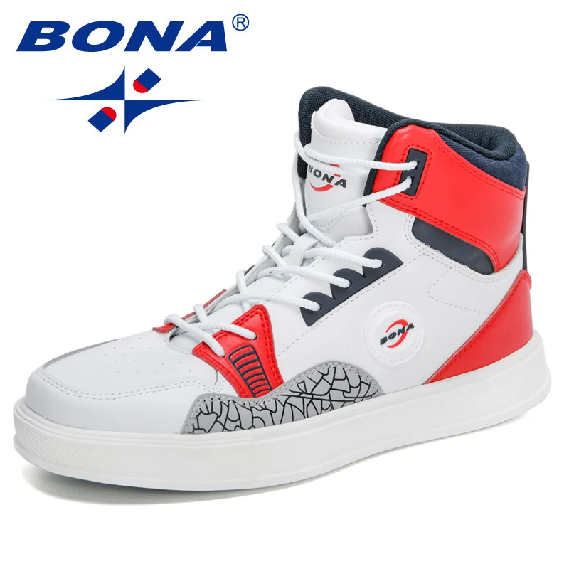 BONA-zapatillas de baloncesto para hombre, zapatos deportivos transpirables antideslizantes, calzado de entrenamiento atlético para trotar,