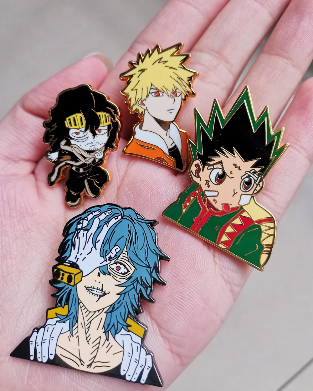 My Hero Academia Bakugou Katsuki Hard Enamel Pin Anime Fan Collect Badge Lapel Pins Fashion Backpack Accessories