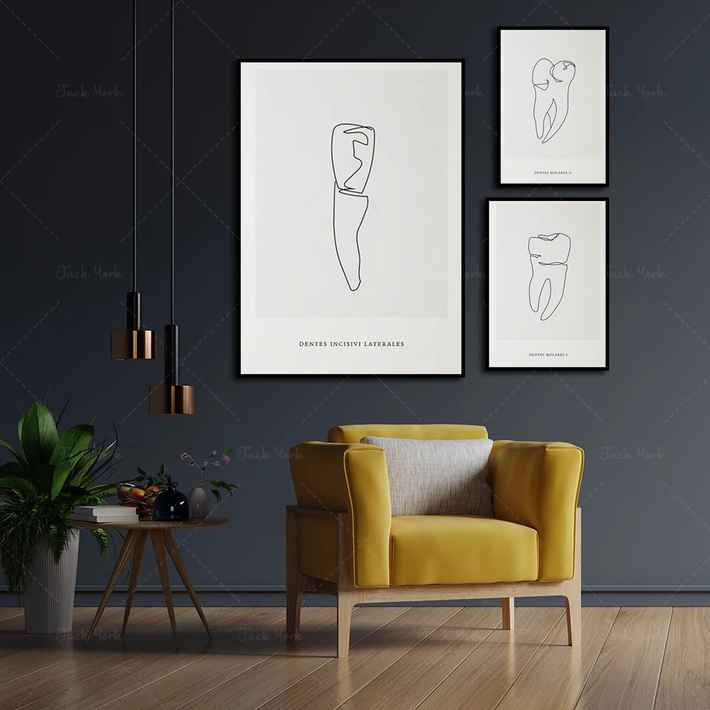 Teeth Picture, Set, Print, Dentist Practice Pictures, Dentist Gift, Dentist Art, Dental Art Present, Dentist Office Decor
