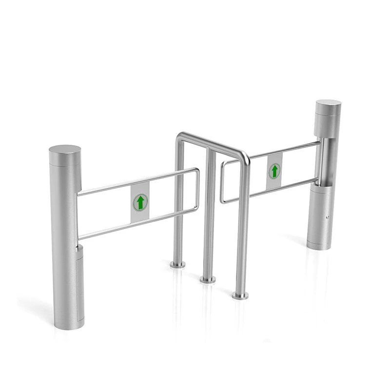 Advanced Intelligent Flap Barrier Exit Gate Automatic Door For Supermarket Swing the door Gym Install fingerprint,password input