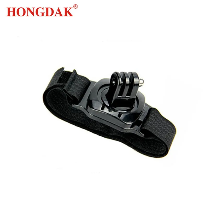 Hongdak สายคล้องมือนาฬิกาข้อมือเข็มขัดหมุน360องศาสายคล้องมือนาฬิกาข้อมือ Jogging Cycling Gym แขนสำหรับกีฬา Action กล้อง
