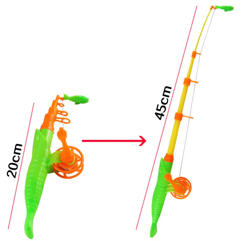 32 teile/los Magnetischen Angeln Spielzeug Stange Net Set für Kinder Kind Modell Spielen Angeln Spiele Outdoor Spielzeug (30 Fisch + 2 stange)