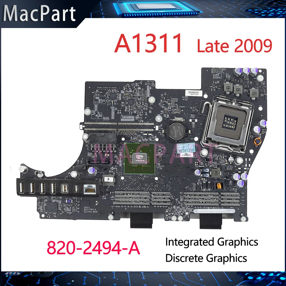 

Original Tested A1311 Motherboard 820-2494-A For iMac 21.5'' Logic Board 631-1044 661-5305 631-1068 2009 Year 100% Work Well