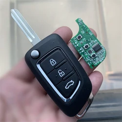 3 Buttons Car Folding Flip Remote Key 315/433Mhz with ID46 Chip for Donfeng DFM AX7 A30 AX3 AX4 AX5 AX7 AX-3 AX-4 AX-5 AX-7 Key