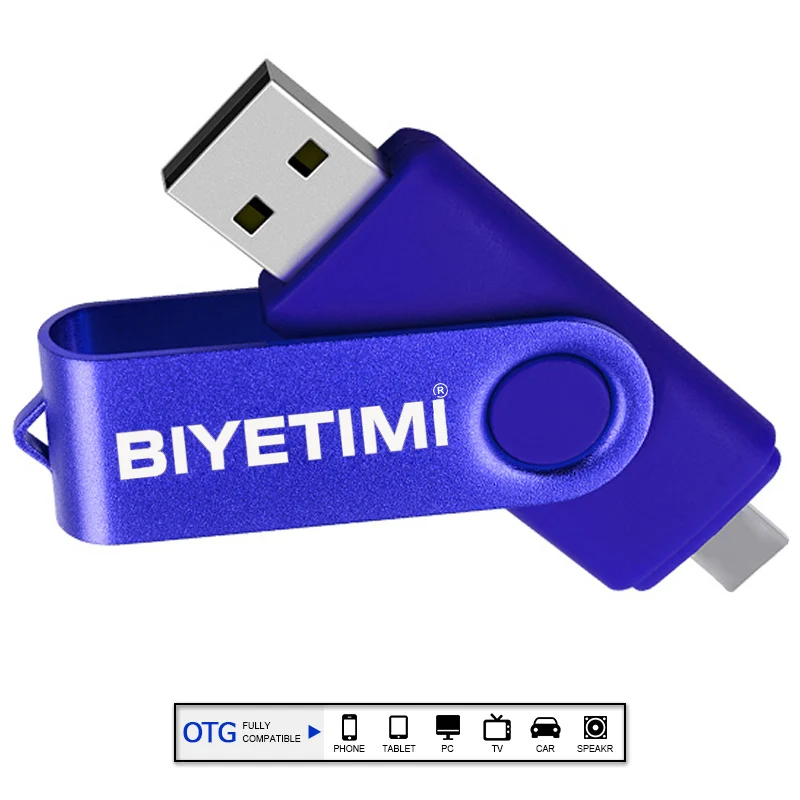 Biyetimi – clé usb type-c 128 pour PC, support à mémoire de 8gb 64gb 32gb 3.0 gb 64gb, lecteur flash