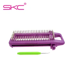 SKC Adjustable Sock Loom Kit with Hook DIY Weaving Loom Craft Tool Sock Loom Knitting Set Socks Scarf Hat DIY Hand Craft Tool