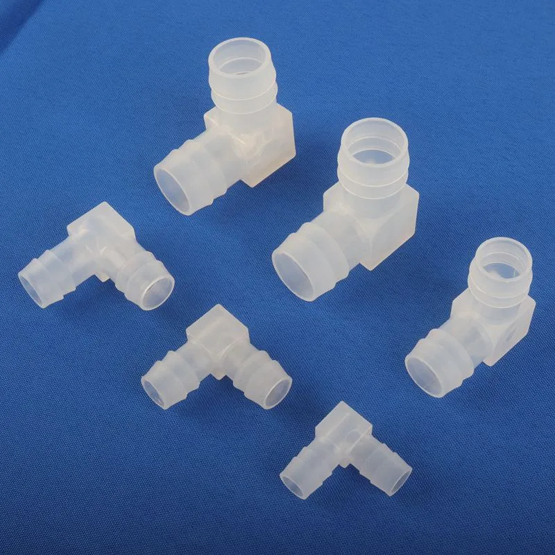 

2.4-20mm 5-100Pcs Double Dia Plastic Connectors Pipe Fitting Tube Aquarium Fish Tank Irrigation Joint PP Elbow