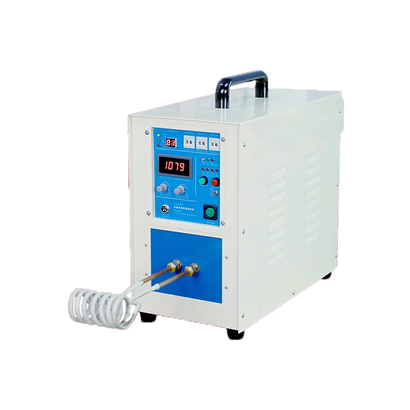 High Frequency Induction Heating Machine Quenching Equipment Heat Treatment Induction Heating Annealing Welding 220v15kw