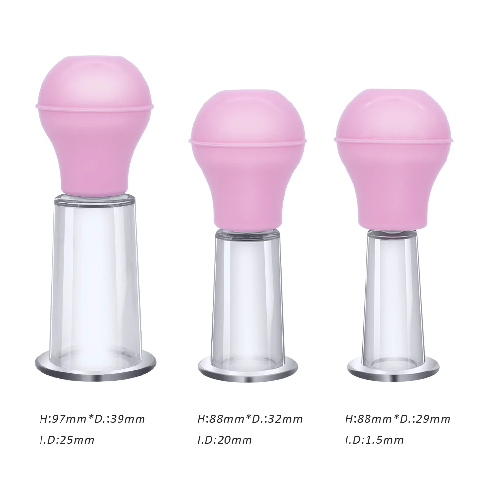 Breast Massage Clamps Pump Nipple Sucker Breast Enhancement Vacuum Pump SM Adult Game Sex Toys For Women Couples Breast Enlarger