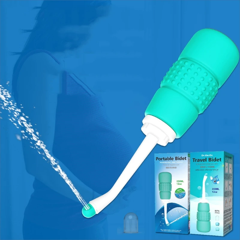 Portable Travel Bidet Handheld Personal Bidet Manual Press Mini Atomizer Shower for Perineal & Hemorrhoid Treatment